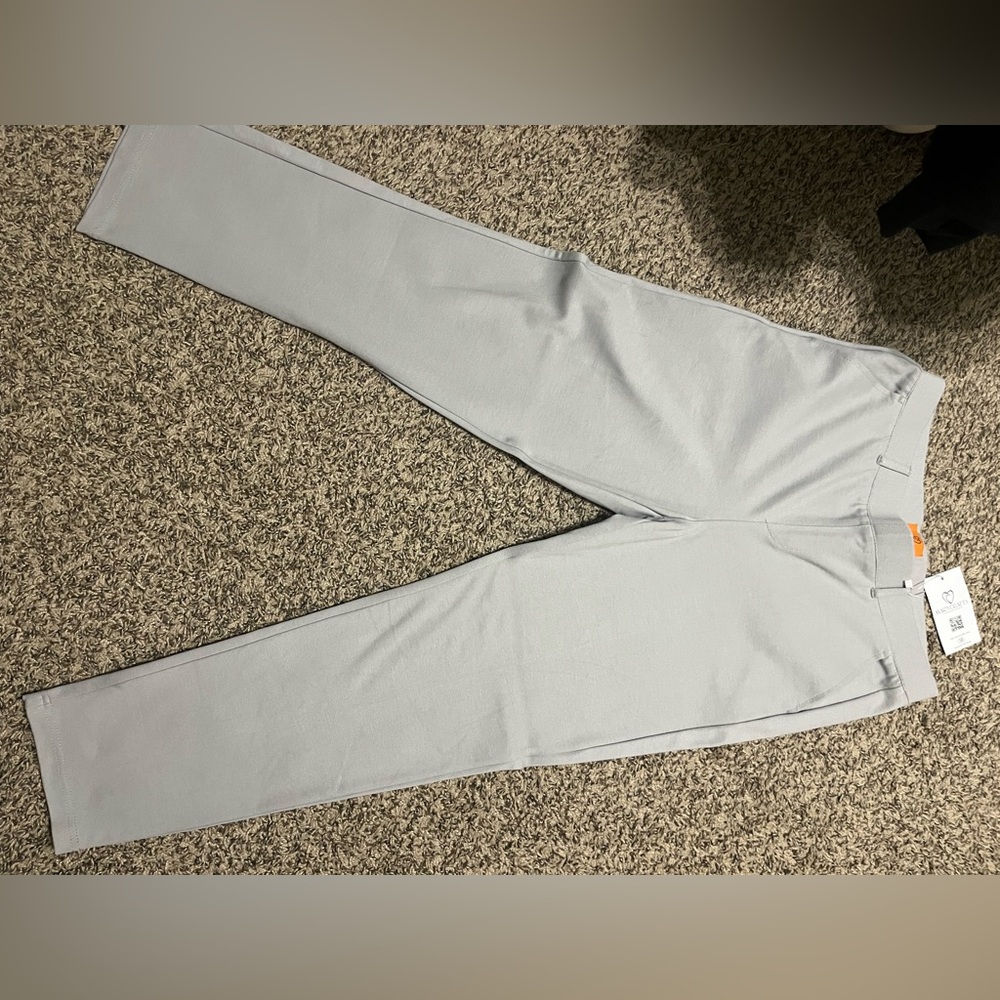 New Stylish Women's Light Gray Straight Leg Pants
